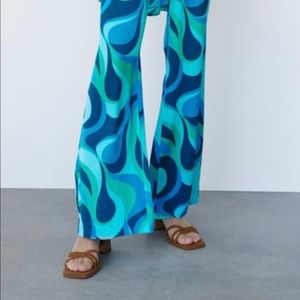 Zara Suede sandal heel